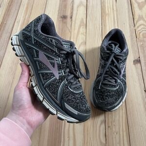 Brooks Adrenaline GTS 17 Womens Running Shoes Black Grey Purple 1202311B020 7.5B